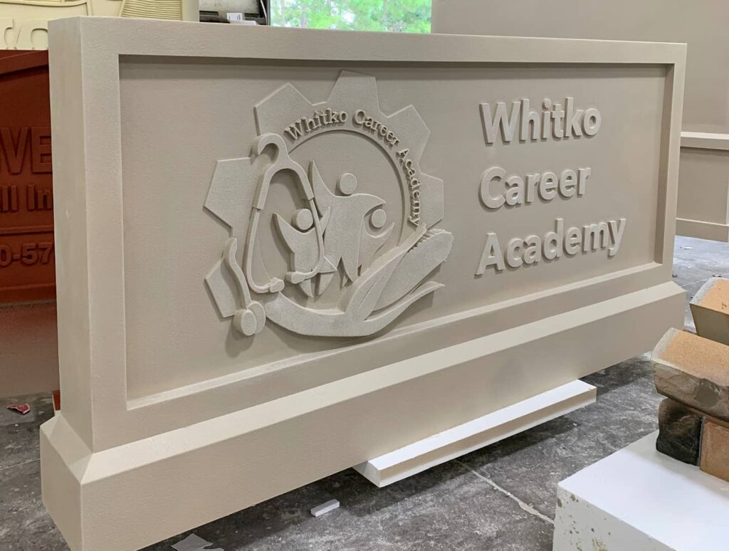 Dimensional Monument Sign