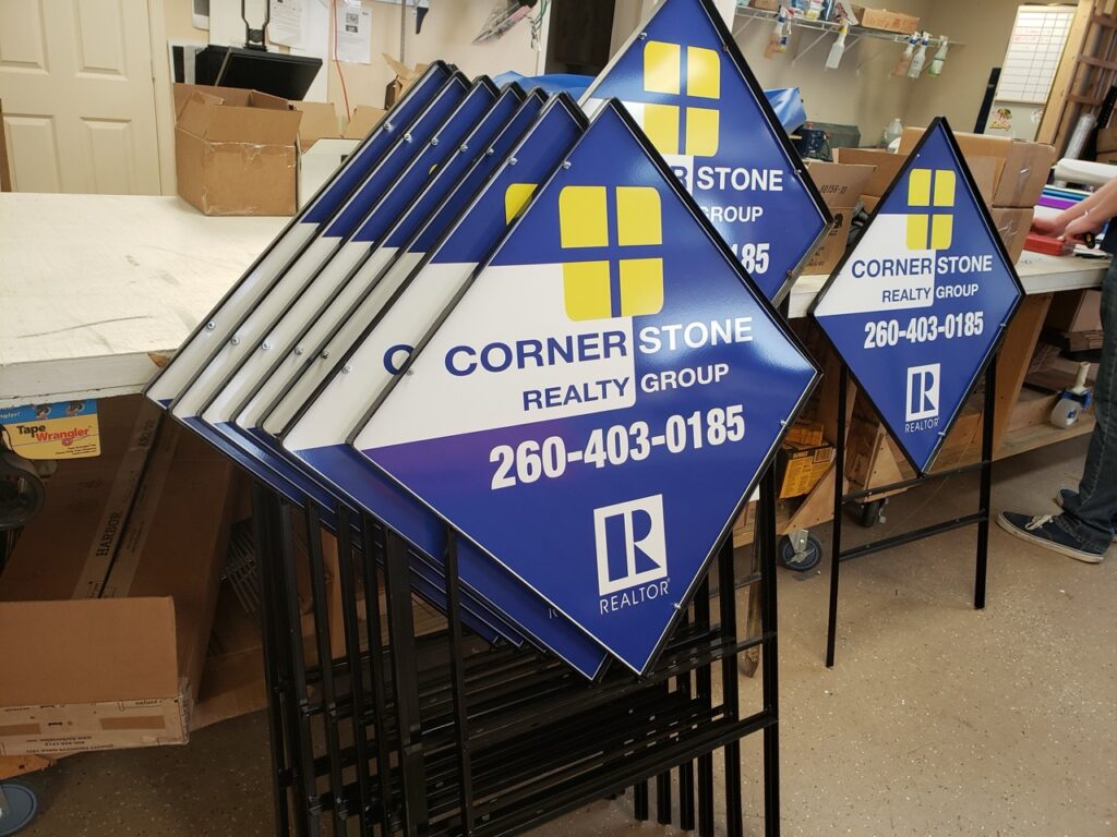 Custom Real Estate Sign and Frame