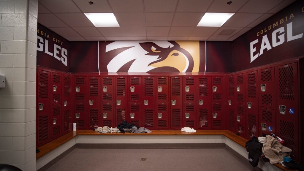 Wall Decal / Wall Graphic for Locker Room