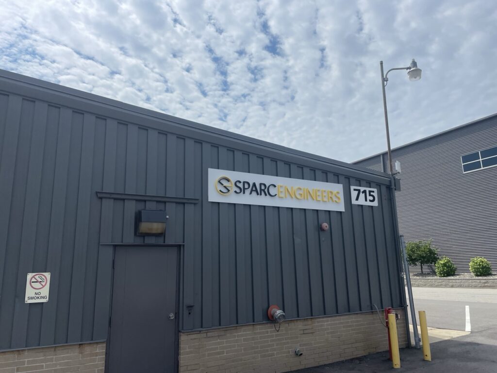 Exterior Dimensional Sign with Raised Letters