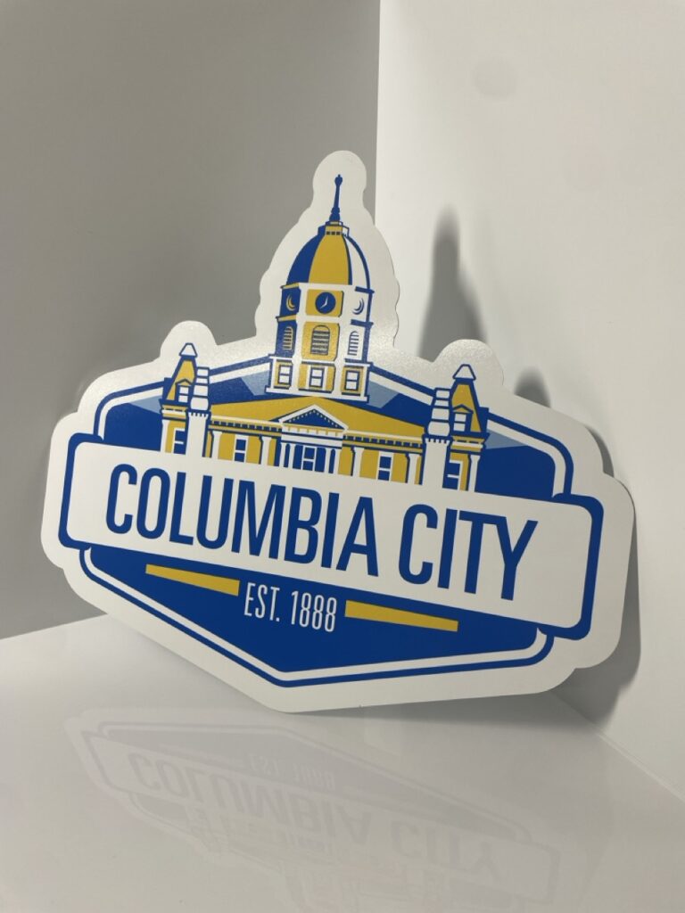 Custom Cut Aluminum Sign